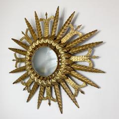 1950s Spanish Sunburst Ceiling Light - 3032286
