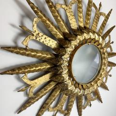 1950s Spanish Sunburst Ceiling Light - 3032287