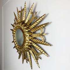 1950s Spanish Sunburst Ceiling Light - 3032289