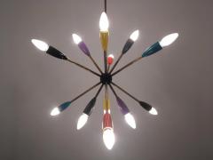 1950s Sputnik Pendant Chandelier Lamp in Different Colors - 802117