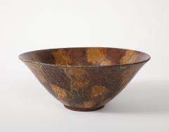 1950s Studio Made Mottled Pottery Bowl - 4716123