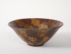 1950s Studio Made Mottled Pottery Bowl - 4716125