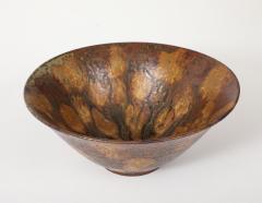 1950s Studio Made Mottled Pottery Bowl - 4716127