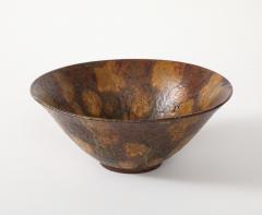 1950s Studio Made Mottled Pottery Bowl - 4716129