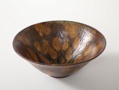 1950s Studio Made Mottled Pottery Bowl - 4716131