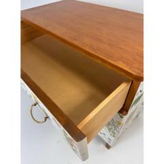 1950s Swedish Dresser With Nordens Flora Illustrations - 4385898