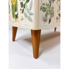 1950s Swedish Dresser With Nordens Flora Illustrations - 4599586