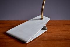 1950s Table Lamp in white metal - 3438891