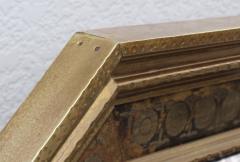 1950s Tin Brass Octagonal Mirror From Spain - 904798