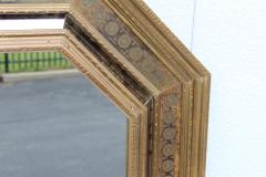 1950s Tin Brass Octagonal Mirror From Spain - 904802