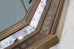1950s Tin Brass Octagonal Mirror From Spain - 904806