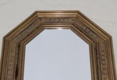 1950s Tin Brass Octagonal Mirror From Spain - 904807