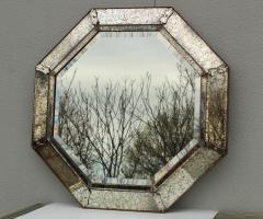 1950s Venetian Style Large Octagonal Wall Mirror - 2501893