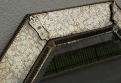 1950s Venetian Style Large Octagonal Wall Mirror - 2501897