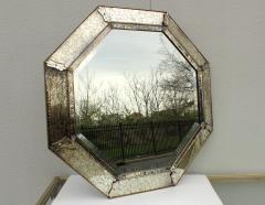 1950s Venetian Style Large Octagonal Wall Mirror - 2501898