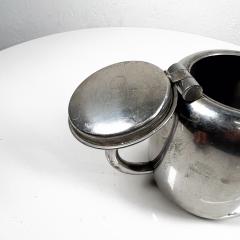 1950s Vintage Art Deco Stylish Small Tea Pot Stainless Steel - 3125292
