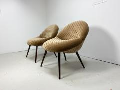 1950s Vintage Tan Chairs a Pair - 2344917