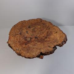 1950s burr elm table France - 4211317