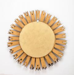 1950s giltwood sunburst mirror - 2842940