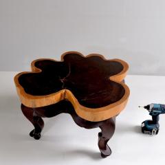 1950s hardwood side table China - 4113304