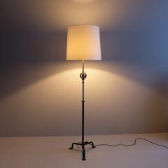 1950s iron standard lamp France - 4113398