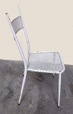 1950s perforated sheet metal furniture in the style of Mathieu Mat got - 1201490