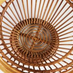 1950s wicker basket with handle - 2014070