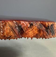 1960 70s Vintage Live Edge California Redwood Burl Table Mid Century - 3958200