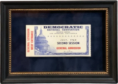 1960 Democratic National Convention Floor Ticket Second Session - 4027172