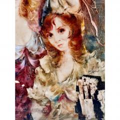 1960 s Expressionist Stanislavas Sugintas Oil Painting - 3287786