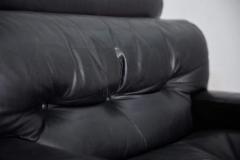 1960S LEATHER ARMCHAIR WITH ROSEWOOD - 1423621