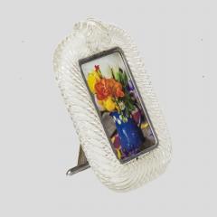 1960s Barovier e Toso Ritorto glass Picture Frame - 4092928