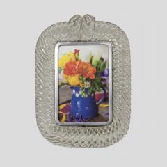 1960s Barovier e Toso Ritorto glass Picture Frame - 4092931