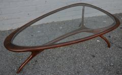 1960s Brazilian Coffee Table with Glass Top - 295231