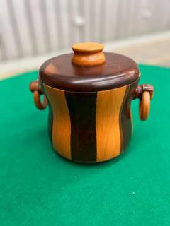 1960s Brazilian Modern Ice Bucket in Imbuia and Brazilian Rosewood - 3186961