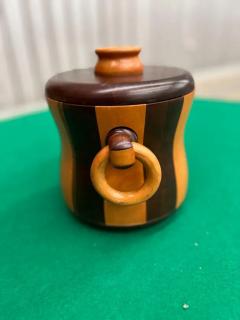 1960s Brazilian Modern Ice Bucket in Imbuia and Brazilian Rosewood - 3186969