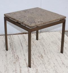 1960s Bronze And Marble Custom Made Side Tables By Cumberland - 2043020