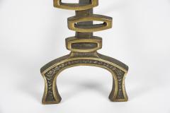 1960s Bronze andirons - 2900597