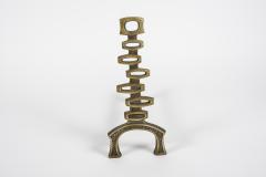 1960s Bronze andirons - 2900598
