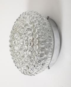 1960s Bubble Glass Sconce Ceiling Flush Mount Fixture - 4059083