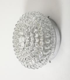 1960s Bubble Glass Sconce Ceiling Flush Mount Fixture - 4059085