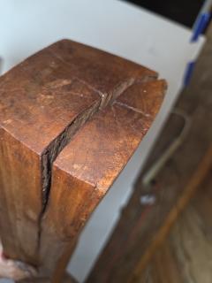 1960s California Brutalist Hand Carved Interlocking Old Growth Douglas Fir Totem - 4644329