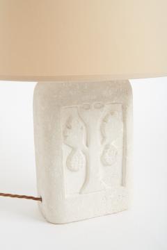 1960s Carved Stone Table Lamp - 3332003