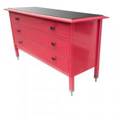 1960s Cherry pink Carlo De Carli D54 For Sormani Chest Of Drawers - 1672948