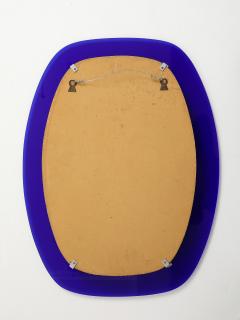 1960s Cobalt Blue Italian Wall Mirror - 4042998