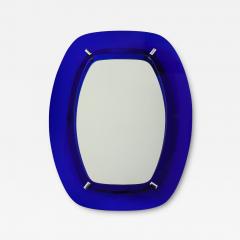 1960s Cobalt Blue Italian Wall Mirror - 4044033