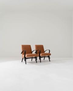 1960s Czech Upholstered Armchairs By Tatra a Pair - 3377916