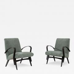 1960s Czech Upholstered Armchairs By Tatra a Pair - 3383651