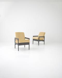 1960s Czech Upholstered Armchairs Set of 2 - 3469722