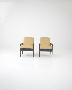 1960s Czech Upholstered Armchairs Set of 2 - 3469726